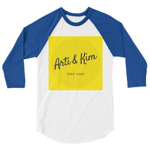 Load image into Gallery viewer, 3/4 sleeve raglan shirt